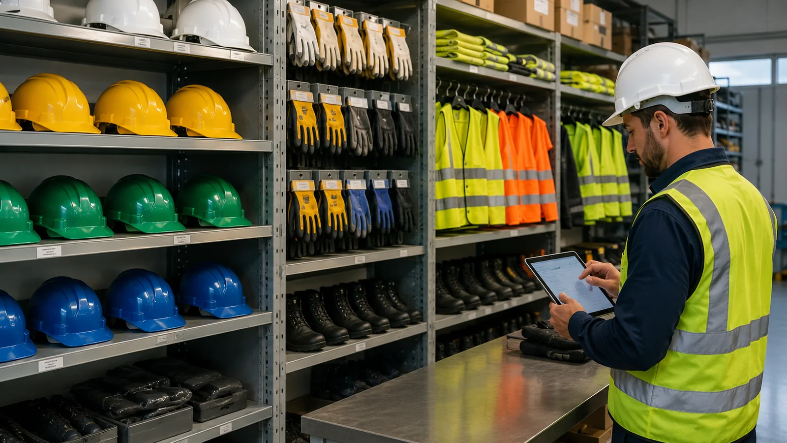 Controle de equipamentos de proteção individual e segurança do trabalho
